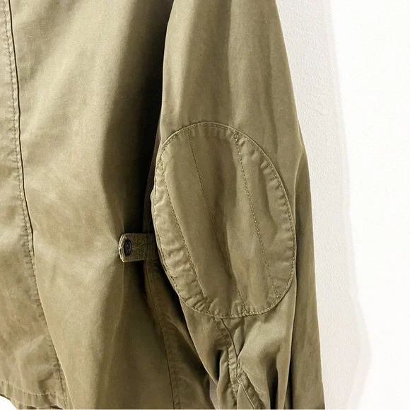 Banana Republic Utility Army Jacket Adjustable Waist and Stand-Up Collar Pockets - Picture 8 of 10